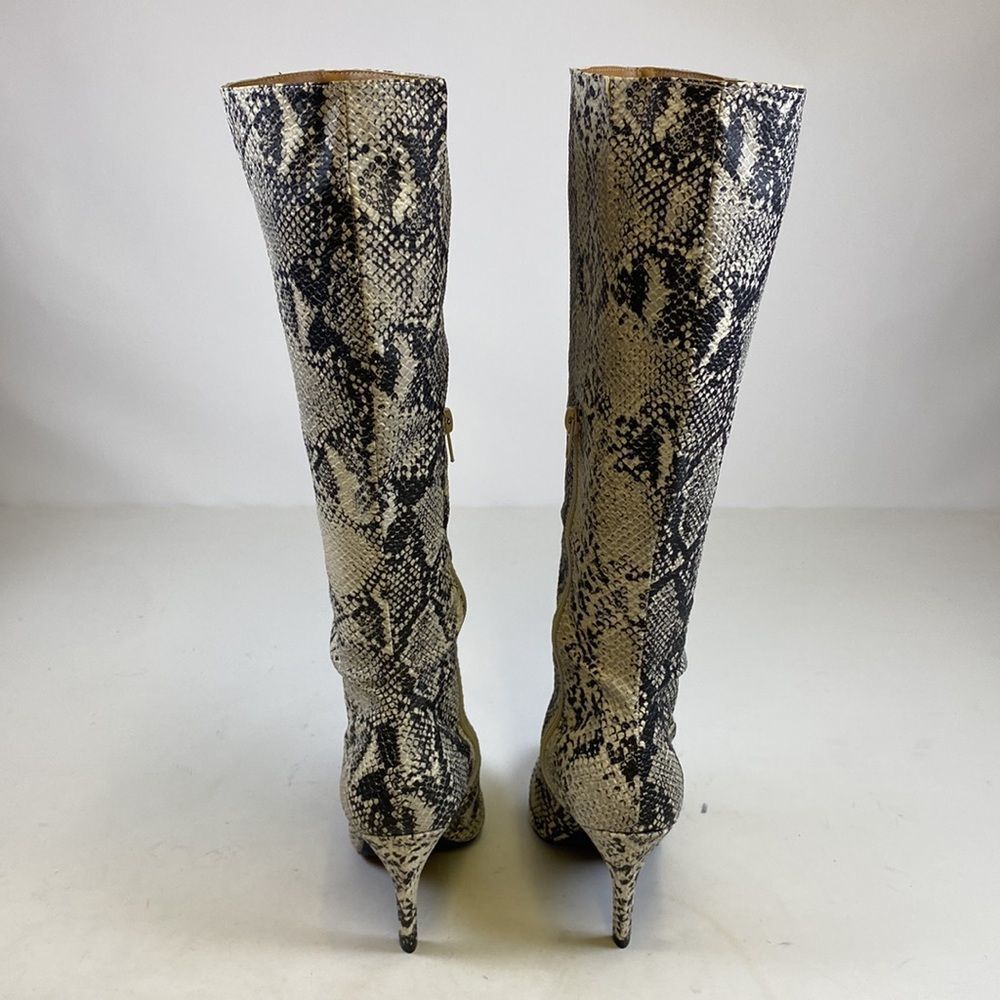 Qupid The Dasha Snake Print Boot Size 6.5 A22 - image 8